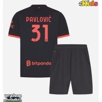 AC Milan Strahinja Pavlovic #31 Replica Third Minikit 2026-27 Short Sleeve (+ pants)